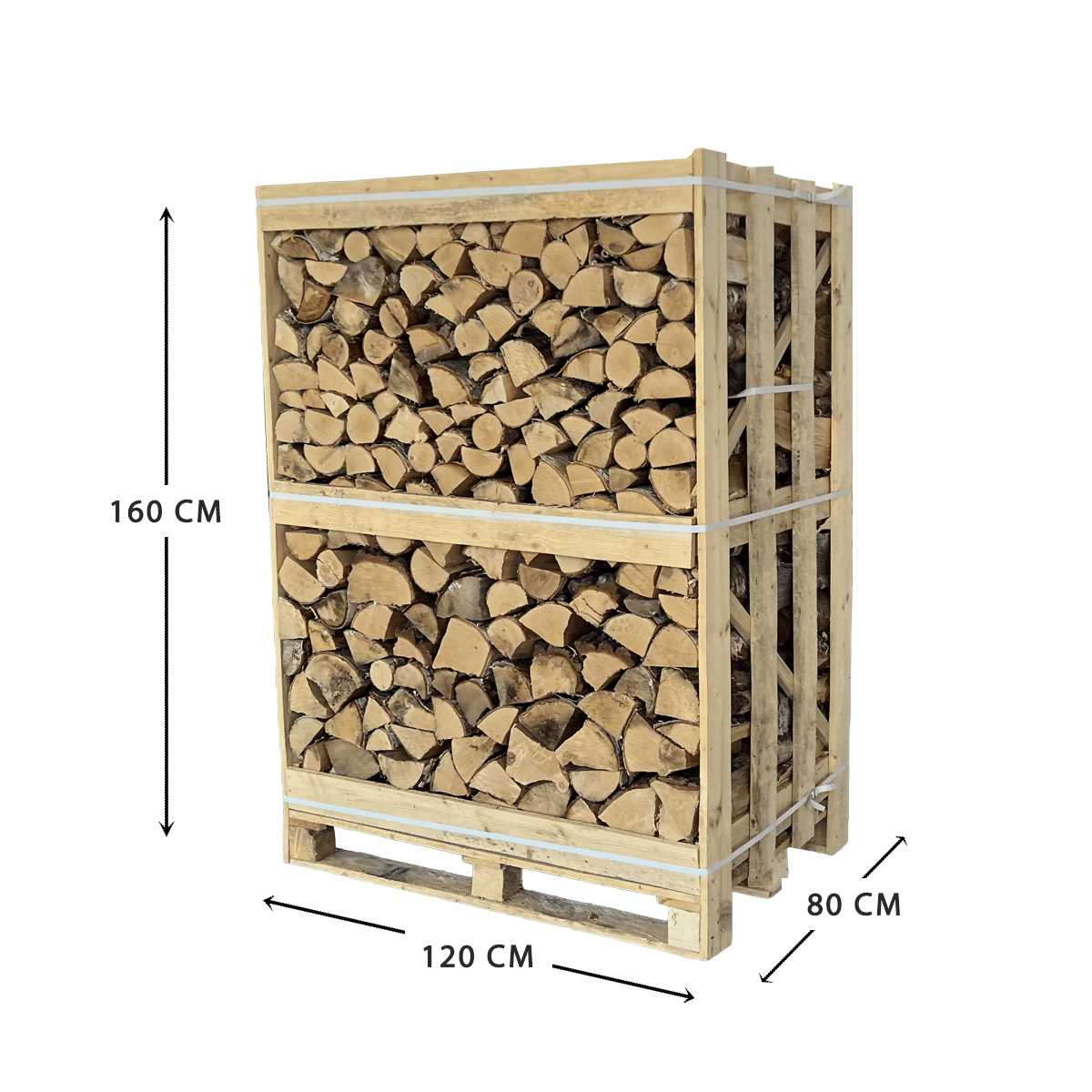 Beržinės malkos džiovintos džiovykloje – 1,53 m3 - Image 2